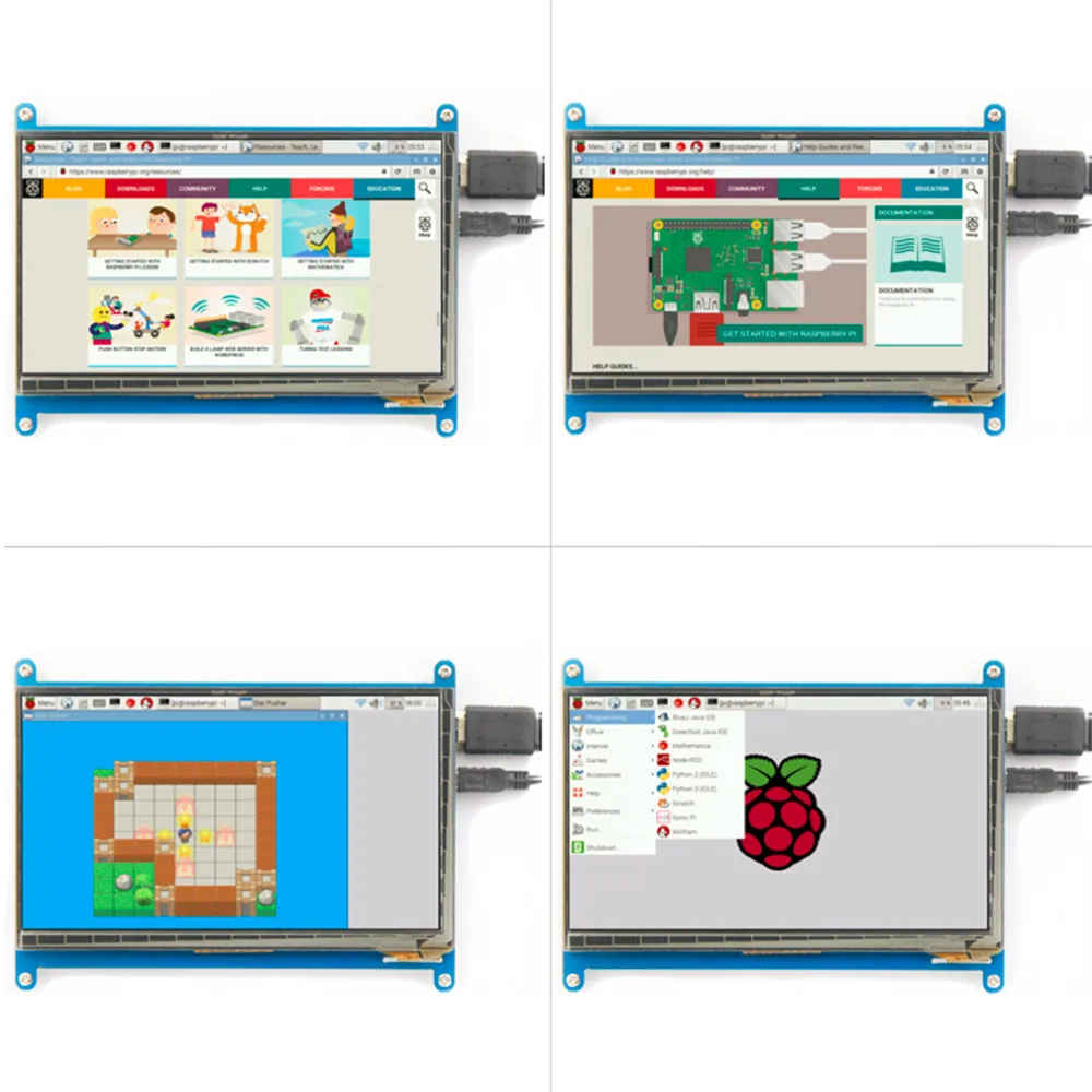 Rev2.1 Original 7 Inch LCD Screen Module capacitive touch for Raspberry Display Ultra Clear For Raspberry Pie 1024X600
Rev2.1 Original 7 Inch LCD Screen Module capacitive touch for Raspberry Display Ultra Clear For Raspberry Pie 1024X600