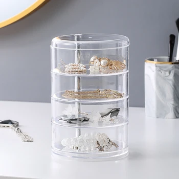Earring Frame Earnail Receiving Box Jewelry Decoration Receiving Rotating Multi-layer Jewelry Box Portable Dressing Case
Earring Frame Earnail Receiving Box Jewelry Decoration Receiving Rotating Multi-layer Jewelry Box Portable Dressing Case