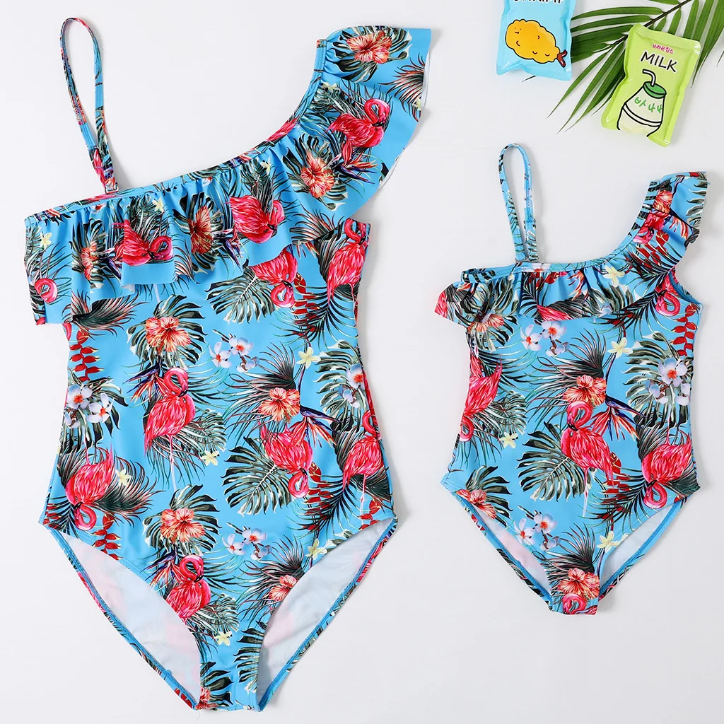 Flower Off Shoulder Swimsuit Mother Daughter Swimwear Mommy and Me Clothes Family Matching Look Mom Baby Bikini Bath Suits Dress
Flower Off Shoulder Swimsuit Mother Daughter Swimwear Mommy and Me Clothes Family Matching Look Mom Baby Bikini Bath Suits Dress
