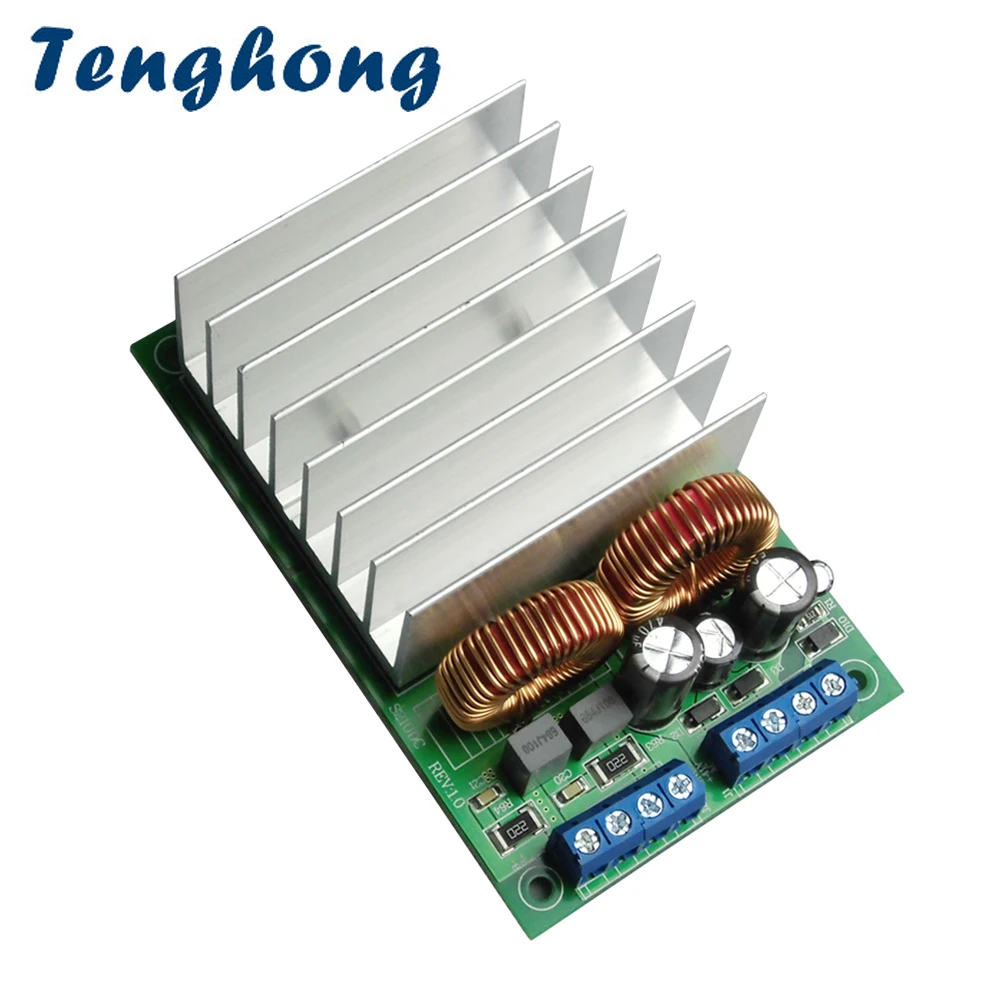 Tenghong TDA8954 High Power Digital Power Amplifier Board 210W *2 Stereo Dual Channel Power 40V BTL Mono 420W Audio Amplifiers
Tenghong TDA8954 High Power Digital Power Amplifier Board 210W *2 Stereo Dual Channel Power 40V BTL Mono 420W Audio Amplifiers