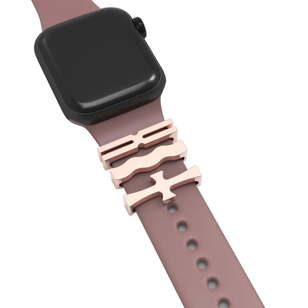 3Pcs/Sets Metal Decorative Rings Charms Sparkling Silicone Strap Loops Compatible For Smart Watch Band Series 5/ 4/3/2/1
3Pcs/Sets Metal Decorative Rings Charms Sparkling Silicone Strap Loops Compatible For Smart Watch Band Series 5/ 4/3/2/1