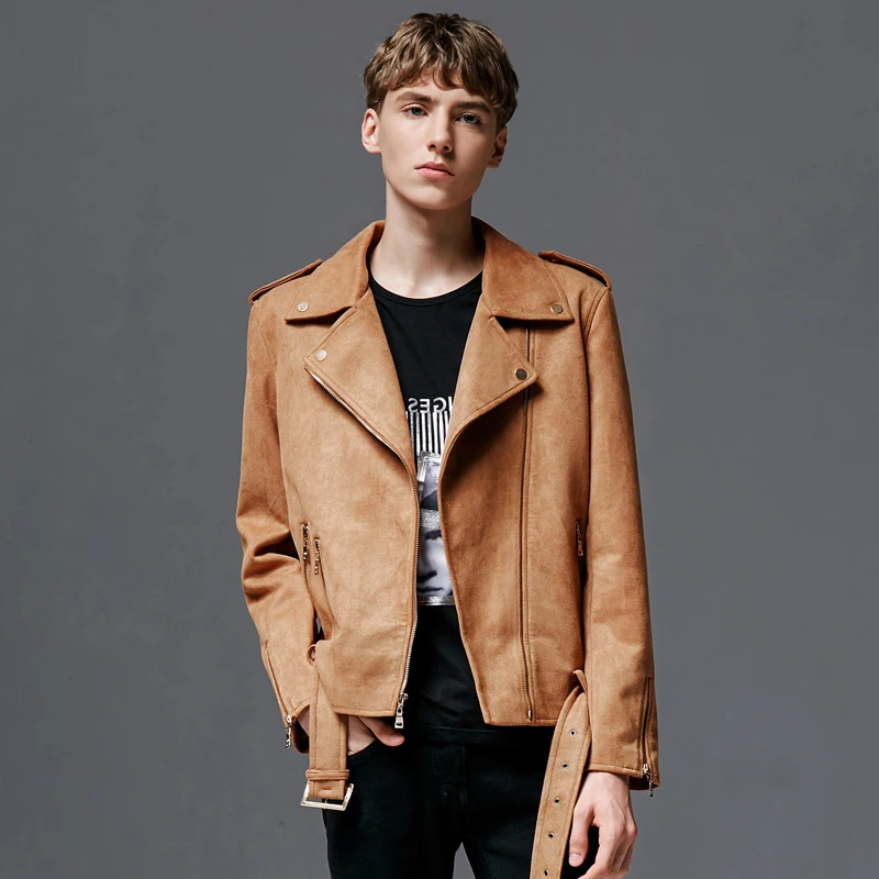 Personality Army Green Zip Biker Jacket Male Cool Locomotive Jackets New Short Top Suede Coat Mens Size 3XL
Personality Army Green Zip Biker Jacket Male Cool Locomotive Jackets New Short Top Suede Coat Mens Size 3XL
