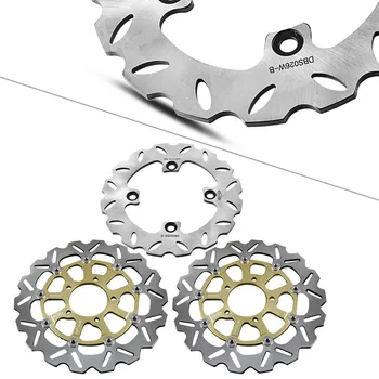 Motorbike Front Rear Brake Disc Rotors For KAWASAKI NINJA ZX10R 2008 2009 2010 2011 2012 2013 2014 2015 & ZX6R 636 2013-2015 
Motorbike Front Rear Brake Disc Rotors For KAWASAKI NINJA ZX10R 2008 2009 2010 2011 2012 2013 2014 2015 & ZX6R 636 2013-2015