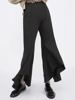 XUXI Dark Series 2020 Spring New Trumpet Pants Women's Casual Slim Black Ankle-length Pants Wide-legged Pants FZ1406
XUXI Dark Series 2020 Spring New Trumpet Pants Women's Casual Slim Black Ankle-length Pants Wide-legged Pants FZ1406