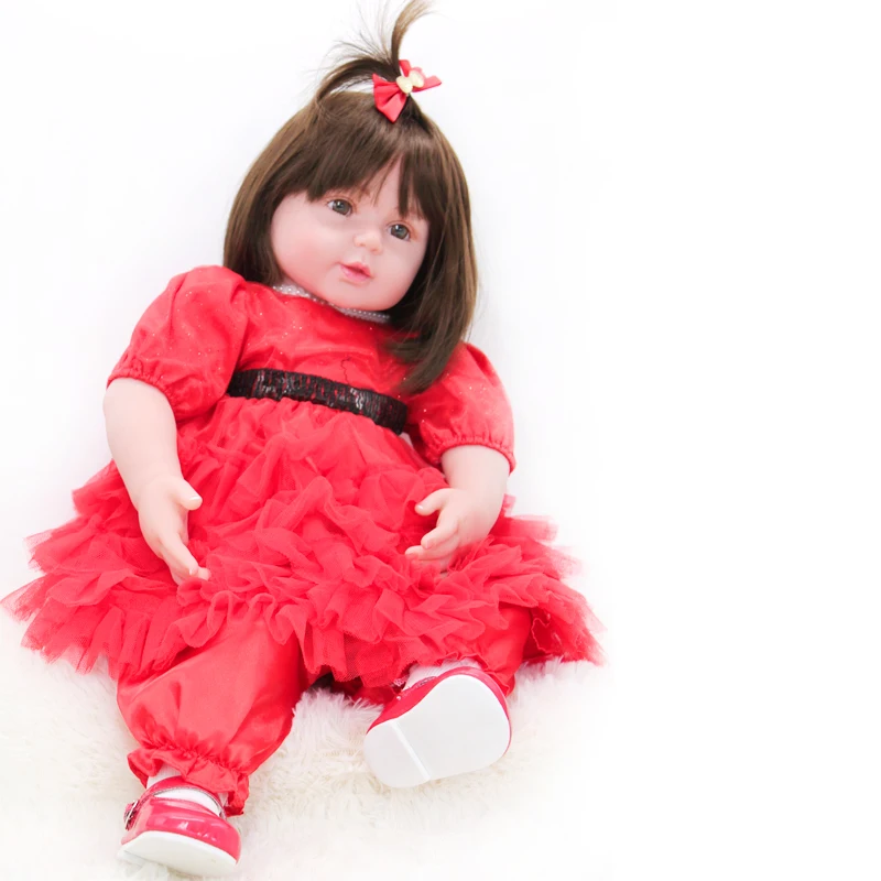 24 дюйма 60 см Reborn Baby Doll Мягкий хлопок средства ухода за кожей для милых девочек коричневый глаза Rebirth Bebe куклы на данный момент касания Игрушка Дети Playmates подарки
24 дюйма 60 см Reborn Baby Doll Мягкий хлопок средства ухода за кожей для милых девочек коричневый глаза Rebirth Bebe куклы на данный момент касания Игрушка Дети Playmates подарки