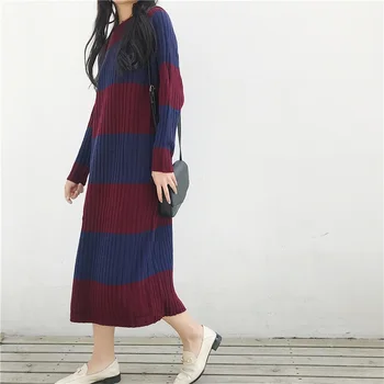 Women Splicing Long Spread Out Fork Over-the-knee Sweaters Dress Turtleneck Knitting Female Casual Sweater Dresses
Women Splicing Long Spread Out Fork Over-the-knee Sweaters Dress Turtleneck Knitting Female Casual Sweater Dresses
