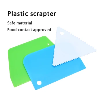 Cakelove Plastic Cake Scraper Fondant Pastry Cream Butter Spatula Dough Cutter baking cake decorating tools baking accessories
Cakelove Plastic Cake Scraper Fondant Pastry Cream Butter Spatula Dough Cutter baking cake decorating tools baking accessories