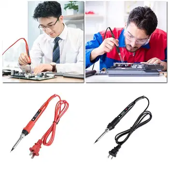 80W Soldering Iron LCD Digital Display Temperature Adjustable 220V/110Electric Solder Iron Set Welding Rework Station Repair Kit
80W Soldering Iron LCD Digital Display Temperature Adjustable 220V/110Electric Solder Iron Set Welding Rework Station Repair Kit