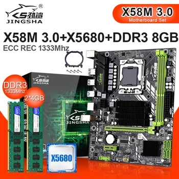 Jingsha X58 M Combo Set mATX Desktop X58 Motherboard + X5680 + 8GB = 2 X 8GB DDR3 LGA 1366 Support AMD RX series with USB3.0
Jingsha X58 M Combo Set mATX Desktop X58 Motherboard + X5680 + 8GB = 2 X 8GB DDR3 LGA 1366 Support AMD RX series with USB3.0