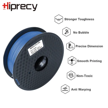 Hiprecy Filament PLA 1.75mm Dimensional Accuracy +/-0.02mm 1KG 335m Printing Materials Colorful For 3D Printer 3D Pen Blue
Hiprecy Filament PLA 1.75mm Dimensional Accuracy +/-0.02mm 1KG 335m Printing Materials Colorful For 3D Printer 3D Pen Blue