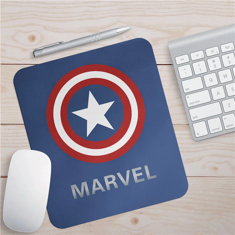 Антискользящий прочный резиновый коврик для компьютерной мыши Marvel Мстители