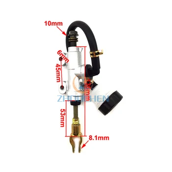 4 wheeler ATV Quad Rear Foot Brake Master Cylinder Pump With Reservoir For 50cc 70cc 90cc 110cc 125cc 150cc 200cc 250cc Go Kart
4 wheeler ATV Quad Rear Foot Brake Master Cylinder Pump With Reservoir For 50cc 70cc 90cc 110cc 125cc 150cc 200cc 250cc Go Kart