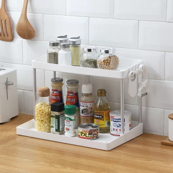 Plastic Storage Rack Kitchen Seasoning Bottles Storage Shelf Cuisine Rangement Multipurpose Shelves Bathroom Makeup Organizer
Plastic Storage Rack Kitchen Seasoning Bottles Storage Shelf Cuisine Rangement Multipurpose Shelves Bathroom Makeup Organizer