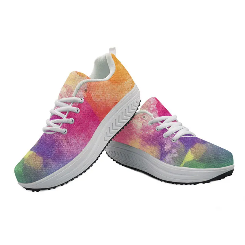 Koko cat Casual Swing Shoes Women Mixed Color Pattern Platform Sneakers for Female Slimming Ladies Shoes Mesh Zapatos Mujer 
Koko cat Casual Swing Shoes Women Mixed Color Pattern Platform Sneakers for Female Slimming Ladies Shoes Mesh Zapatos Mujer