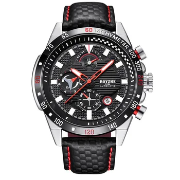 Multifunctional Automatic Mechanical Watch Men Business Reloj Calendar Leather Belt Stainless Steel Clock Luminous Man Watches
Multifunctional Automatic Mechanical Watch Men Business Reloj Calendar Leather Belt Stainless Steel Clock Luminous Man Watches