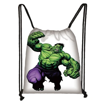 Custom White Base Hulk Drawstring Daypack Kids Satchel Casual Backpack Teenager Storage Bag Women Men 32x38cm*200608-11 
Custom White Base Hulk Drawstring Daypack Kids Satchel Casual Backpack Teenager Storage Bag Women Men 32x38cm*200608-11
