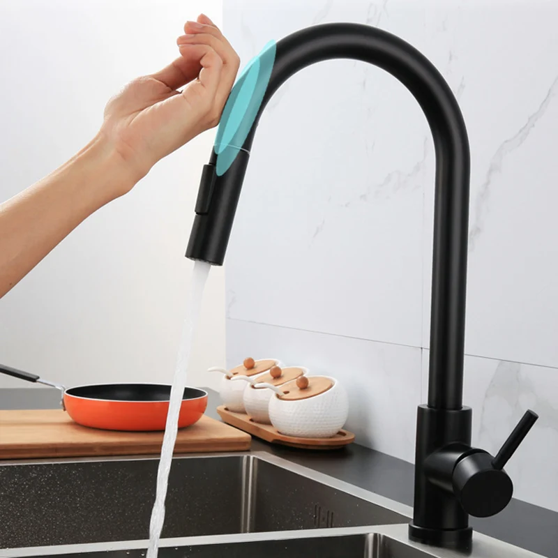 Sensor Kitchen FaucetsSmart Touch Inductive Sensitive Faucet Mixer Tap Single Handle Dual Outlet Water Modes SDF-SHIP
Sensor Kitchen FaucetsSmart Touch Inductive Sensitive Faucet Mixer Tap Single Handle Dual Outlet Water Modes SDF-SHIP
