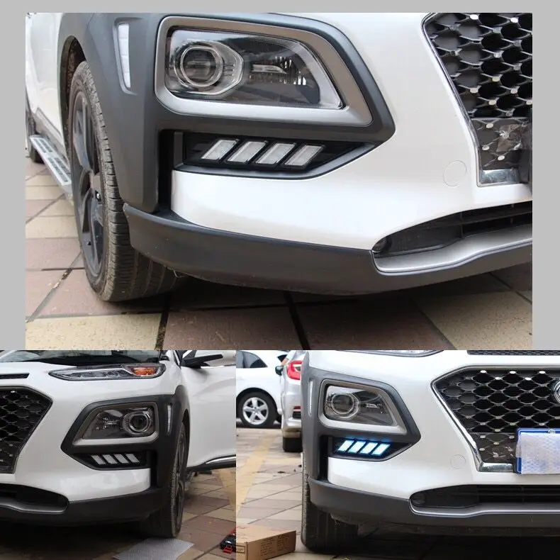 Для Hyundai Kona 2017 2018 2019 2020 динамический желтый указатель поворота Функция дневные ходовые огни Светодиодные лампы 12V Светодиодный дневной светильник
Для Hyundai Kona 2017 2018 2019 2020 динамический желтый указатель поворота Функция дневные ходовые огни Светодиодные лампы 12V Светодиодный дневной светильник