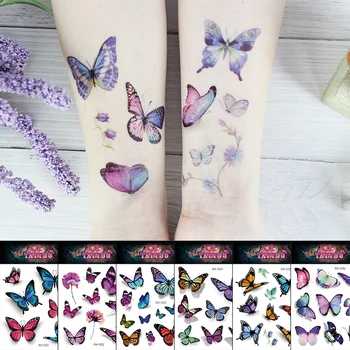temporary armband tattoos wrist butterfly watercolor waterproof temporary arm sleeve tattoo hand neck body stickers fake decal
temporary armband tattoos wrist butterfly watercolor waterproof temporary arm sleeve tattoo hand neck body stickers fake decal