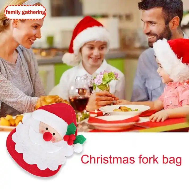 christmas decor nonwoven santa claus snowman elk
