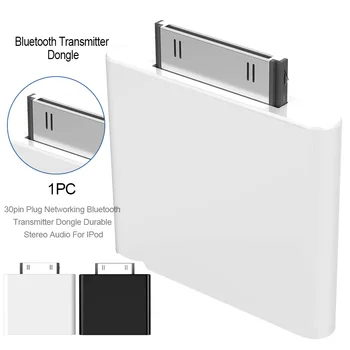 30pin Plug Stereo Audio Bluetooth Transmitter Dongle Networking Durable Portable Office Emission Signal Computer Home For IPod