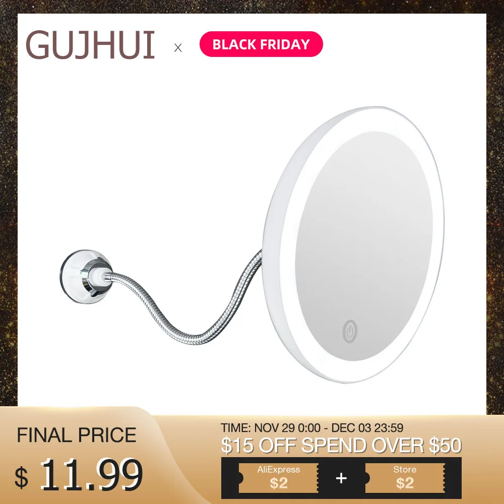 360 Rotation 10X Magnifying Makeup Mirror LED Fogless Suction Cup Shower Shave Make Up Fog Free Mirror
360 Rotation 10X Magnifying Makeup Mirror LED Fogless Suction Cup Shower Shave Make Up Fog Free Mirror