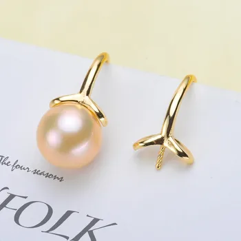 HOT High Quality S925 Sterling Silver Stud Earrings Settings DIY Pearl Earring Hooks Findings Women's Jewelry Making Accessories
HOT High Quality S925 Sterling Silver Stud Earrings Settings DIY Pearl Earring Hooks Findings Women's Jewelry Making Accessories