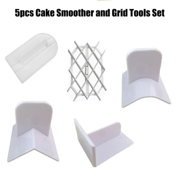5pcs Cake Smoother Polisher Tools Pizza Sugar Turning Tool Cake Edge Flattener Right Angle Round Pastry Decorating Accessoire
5pcs Cake Smoother Polisher Tools Pizza Sugar Turning Tool Cake Edge Flattener Right Angle Round Pastry Decorating Accessoire