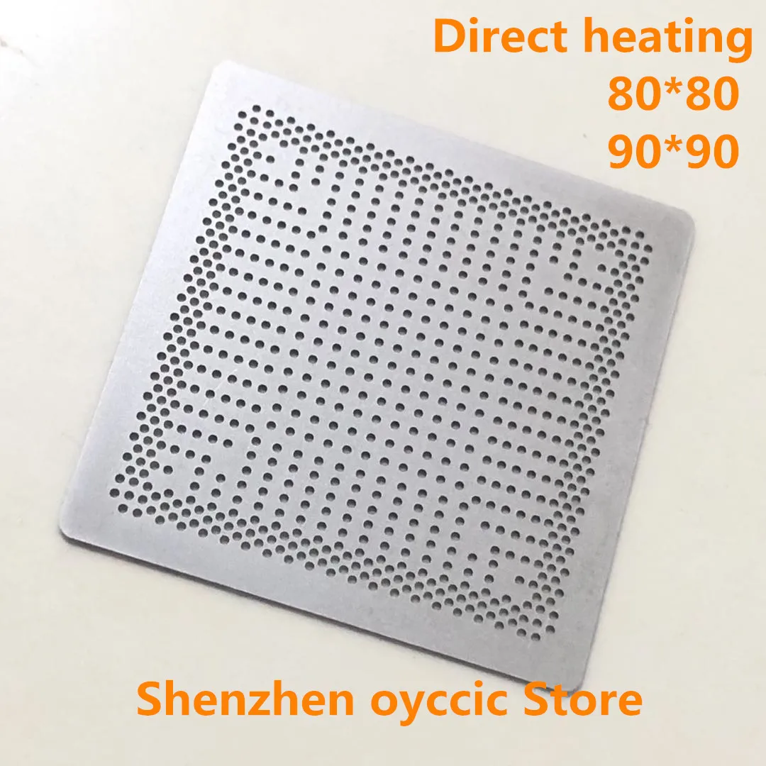 Direct heating 80*80 90*90 216-0896288 216-0896046 216-0896070 216-0896314 216-0896158 216-0896 0.35MM BGA Stencil Template
Direct heating 80*80 90*90 216-0896288 216-0896046 216-0896070 216-0896314 216-0896158 216-0896 0.35MM BGA Stencil Template