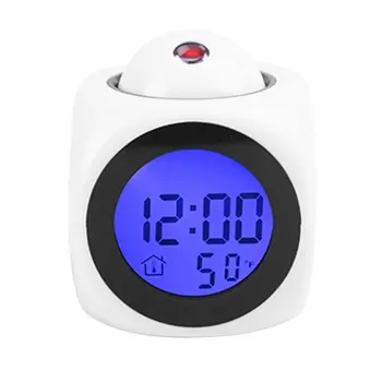 Multifunctional LCD Projection Voice Talking Alarm Clock Backlight Digital Desktop Clock with Temperature Display
Multifunctional LCD Projection Voice Talking Alarm Clock Backlight Digital Desktop Clock with Temperature Display
