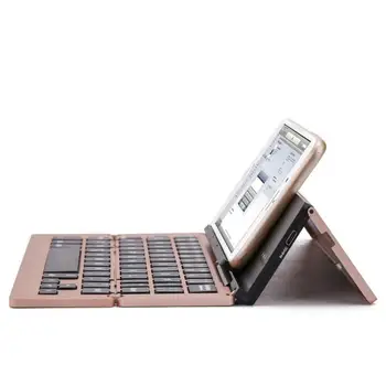 Triple Folding Bluetooth Keyboard BT Wireless Foldable Touchpad Keypad for IOS/Android/Windows ipad Tablet
Triple Folding Bluetooth Keyboard BT Wireless Foldable Touchpad Keypad for IOS/Android/Windows ipad Tablet