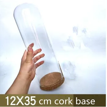 12*35cm Cork Base Glass Dome Home Wedding Decoration Diameter=12cm Diameter=35cm Glass Cover Vase Friend Gift
12*35cm Cork Base Glass Dome Home Wedding Decoration Diameter=12cm Diameter=35cm Glass Cover Vase Friend Gift