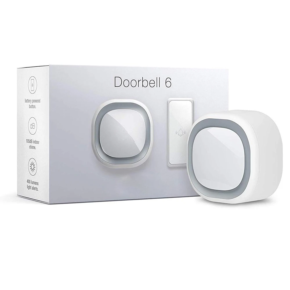 Z-Wave Doorbell 6 with Outdoor Button Z-Wave Plus Wall-Mounted Sound & Light Ring, Smart Home Wireless Chime
Z-Wave Doorbell 6 with Outdoor Button Z-Wave Plus Wall-Mounted Sound & Light Ring, Smart Home Wireless Chime