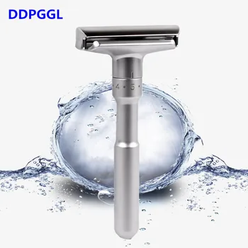Adjustable Safety Razor Double Edge Classic Mens Shaving Aggressive 1-6 File Hair Removal Shaver with 5 Blades MINGSHI2000S
Adjustable Safety Razor Double Edge Classic Mens Shaving Aggressive 1-6 File Hair Removal Shaver with 5 Blades MINGSHI2000S