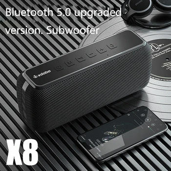 X8 60W Dual Speakers High Upgraded Version Subwoofer TWS Bluetooth 5.0+TF+AUX Play Waterproof Speaker Subwoofer Voice Assistant
X8 60W Dual Speakers High Upgraded Version Subwoofer TWS Bluetooth 5.0+TF+AUX Play Waterproof Speaker Subwoofer Voice Assistant