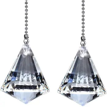 Lvcky 2 Sets Clear Cone Cryl Pull Chain Extension with Connector for Ceiling Light Fan Chain, 1 Meter Long Each Chain
Lvcky 2 Sets Clear Cone Cryl Pull Chain Extension with Connector for Ceiling Light Fan Chain, 1 Meter Long Each Chain