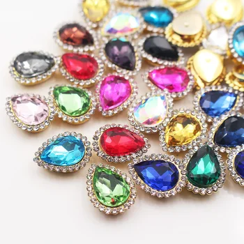 New Clothing Design Rhinestones Drop Shape 10x14mm Shiny Crystals Strass Copper Claw Non Hot Fix Sew On Rhinestones For Clothes
New Clothing Design Rhinestones Drop Shape 10x14mm Shiny Crystals Strass Copper Claw Non Hot Fix Sew On Rhinestones For Clothes
