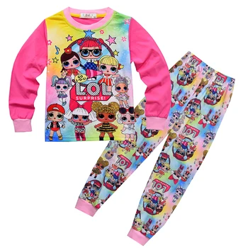 L.O.L. SURPRISE! Printed cartoon pattern spring and autumn children's home clothes suit long sleeve two-piece suit
L.O.L. SURPRISE! Printed cartoon pattern spring and autumn children's home clothes suit long sleeve two-piece suit