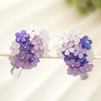 FORSEVEN Purple Lovely Flower Hair Clips Vintage Hairpins Small Hair Grips for Women Chinese Style Hair Jewelry Accessories JL 
FORSEVEN Purple Lovely Flower Hair Clips Vintage Hairpins Small Hair Grips for Women Chinese Style Hair Jewelry Accessories JL