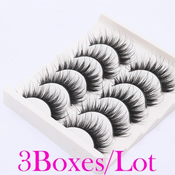 15 Pairs Reusable Light-weight Fake Lashes 3D Faux Mink Hair False Eyelashes Crisscross Natural Fluffy Eye Extension Tools
15 Pairs Reusable Light-weight Fake Lashes 3D Faux Mink Hair False Eyelashes Crisscross Natural Fluffy Eye Extension Tools