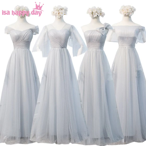 bridesmade dress bride silver gray elegant long bridesmaid vintage tulle bridesmaids gown dresses under 100 for woman W4305
bridesmade dress bride silver gray elegant long bridesmaid vintage tulle bridesmaids gown dresses under 100 for woman W4305
