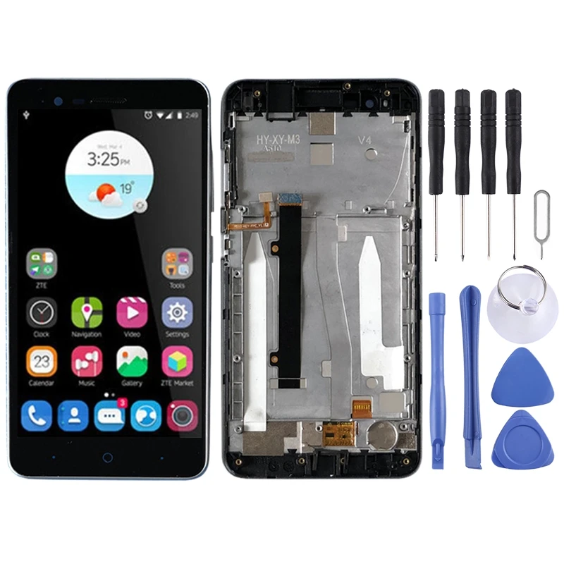 LCD Screen and Digitizer Full Assembly with Frame for ZTE Blade A510 BA510 BA510C (Black)
LCD Screen and Digitizer Full Assembly with Frame for ZTE Blade A510 BA510 BA510C (Black)