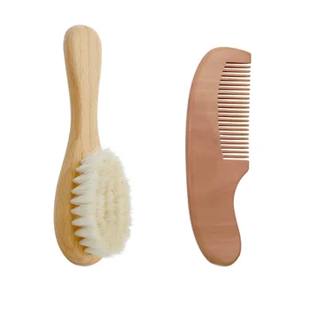 Cutie Comb Baby Brush Set Newborn Faux Wool Grooming Home Easy Clean Wood Handle 
Cutie Comb Baby Brush Set Newborn Faux Wool Grooming Home Easy Clean Wood Handle