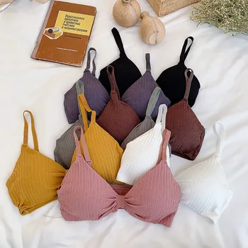 Sexy Bra For Women Wife Free Solid Color Push Up Pleated Sweat Comfortable Triangle Bra Padded Beauty Bra Underwear 1
Sexy Bra For Women Wife Free Solid Color Push Up Pleated Sweat Comfortable Triangle Bra Padded Beauty Bra Underwear 1