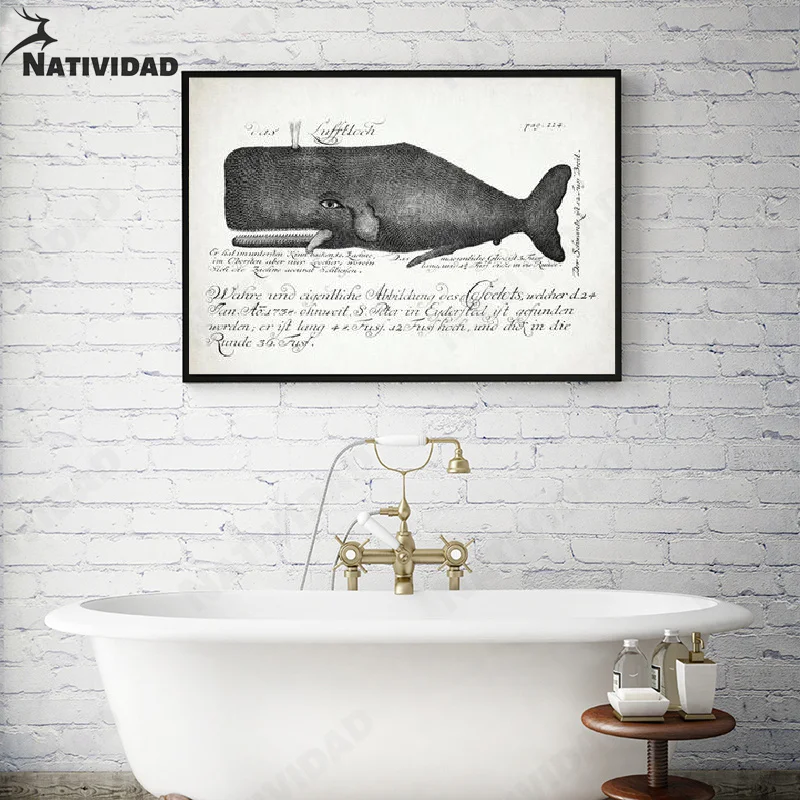 Bedroom Bathroom Home Decoration Accessories Whale Animal Painting Canvas Painting Print Poster for Decorating Living Room
Bedroom Bathroom Home Decoration Accessories Whale Animal Painting Canvas Painting Print Poster for Decorating Living Room