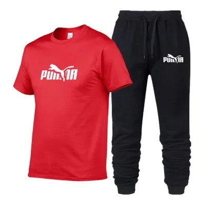 2020 new men's sportswear summer T-shirt fitness sweatpants running clothes fashion printing suit two-piece suit
2020 new men's sportswear summer T-shirt fitness sweatpants running clothes fashion printing suit two-piece suit