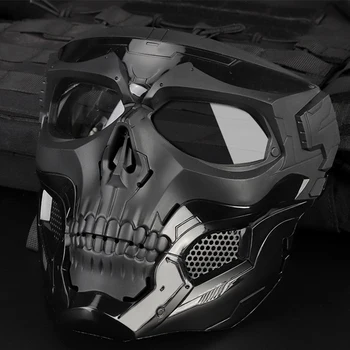 Tactical Paintball Skull Masks Outdoor Breathable Hunting Shooting Skull Mask Military Full Face Safety Airsoft Paintball Masks
Tactical Paintball Skull Masks Outdoor Breathable Hunting Shooting Skull Mask Military Full Face Safety Airsoft Paintball Masks