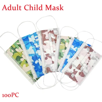 100/50Pcs Face Mask Disposable Camouflage Masks For Child Adult Anti Dust Pollution Protective Mouth Cover Kids 3Layer In Stock
100/50Pcs Face Mask Disposable Camouflage Masks For Child Adult Anti Dust Pollution Protective Mouth Cover Kids 3Layer In Stock
