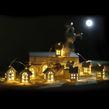 Novelty 2M LED Garland Wood House String Light 10LEDs Room Decor String Lamp Wedding Party Holiday Fairy Lights Lamp 
Novelty 2M LED Garland Wood House String Light 10LEDs Room Decor String Lamp Wedding Party Holiday Fairy Lights Lamp