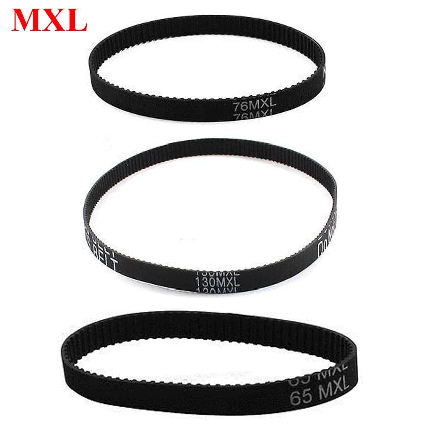 

80.08MXL 93.6MXL 6mm 10mm Width 101 117 Tooth 205.23mm 237.74mm Length 2.032mm Pitch Motor Groove Cogged Synchronous Timing Belt